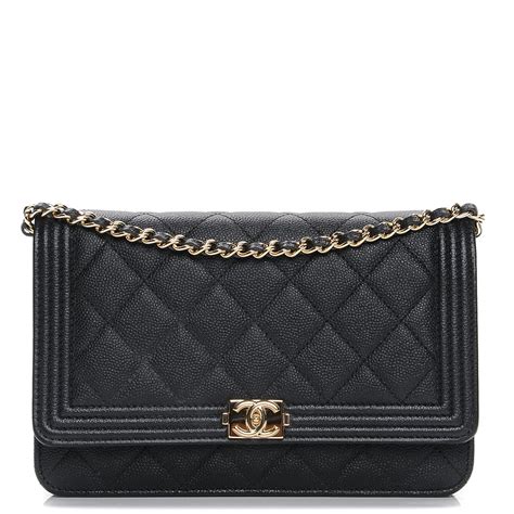 boy wallet on chain chanel|chanel quilted wallet on chain.